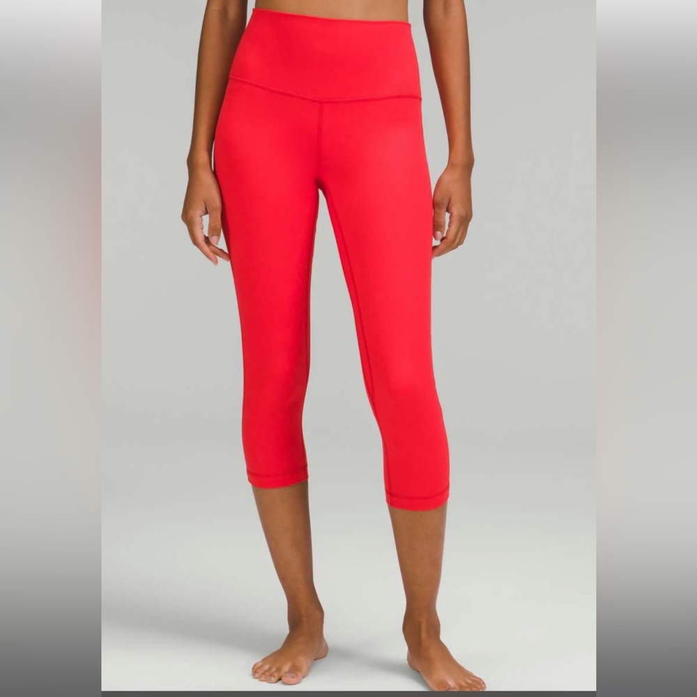Lululemon Align Crops 21” Love Red